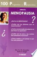 Libro 100 Preguntas y Respuestas Sobre la Menopausia