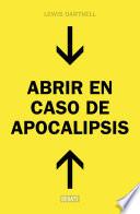 Libro Abrir en caso de Apocalipsis