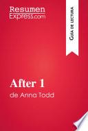 Libro After 1 de Anna Todd (Guía de lectura)