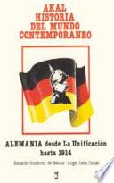 Libro Alemania desde la unificación hasta 1914