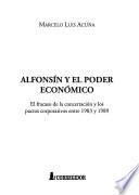 Libro Alfonsín y el poder económico