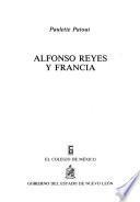 Libro Alfonso Reyes y Francia