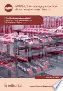 Libro Almacenaje y expedición de carne y productos cárnicos. INAI0108