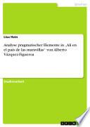 Libro Analyse pragmatischer Elemente in „Ali en el país de las maravillas“ von Alberto Vázquez-Figueroa