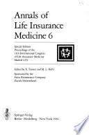 Libro Annals of Life Insurance Medicine 6