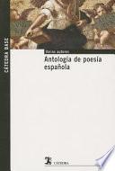 Libro Antología de poesía española