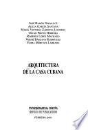 Libro Arquitectura de la casa cubana