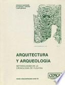 Libro Arquitectura y Arqueología