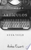 Libro Artículos 2014/2016