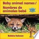 Libro Baby Animal Names (Nombres de Animales Bebé)