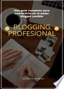 Libro Blogging profesional