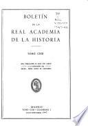 Libro Boletín de la Real Academia de la Historia