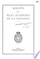 Libro Boletín de la Real Academia de la Historia