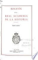 Libro Boletín de la Real Academia de la Historia