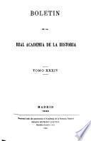 Libro Boletín de la Real Academia de la Historia