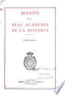 Libro Boletín de la Real Academia de la Historia