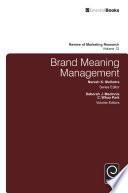 Libro Brand Meaning Management