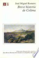 Libro Breve historia de Colima