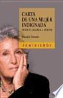 Libro Carta de una mujer indignada