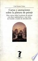 Libro Cartas y anotaciones sobre la pintura de paisaje