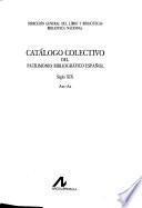 Libro Catálogo colectivo del patrimonio bibliográfico español: Arc-Az