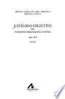 Libro Catálogo colectivo del patrimonio bibliográfico español