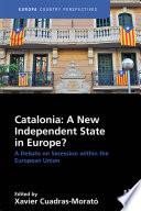 Libro Catalonia: A New Independent State in Europe?