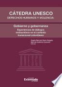 Libro Cátedra Unesco derechos humanos y violencia: Gobierno y gobernanza