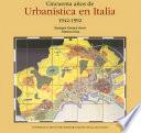 Libro Cincuenta años de urbanística en Italia (1942-1992)
