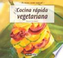 Libro Cocina rápida vegetariana