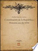 Libro Constitución de la República Dominicana de 1994