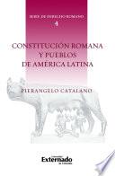 Libro Constitución romana y pueblos de América Latina