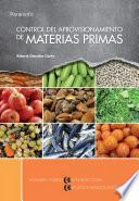 Libro Control del aprovisionamiento de materias primas