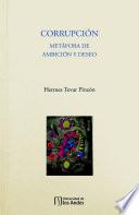 Libro Corrupción. Metáfora de ambición y deseo