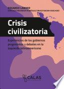 Libro Crisis civilizatoria