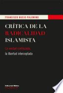 Libro Crítica de la radicalidad islamista