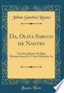 Da, Oliva Sabuco de Nantes