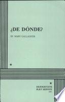 Libro De Dónde?