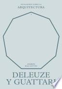 Libro Deleuze y Guattari sobre la arquitectura