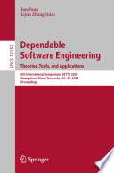 Libro Dependable Software Engineering. Theories, Tools, and Applications