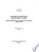 Libro Desarrollo territorial rural en América Latina y el Caribe