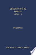 Libro Descripción de Grecia. Libros I-II
