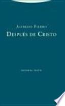 Libro Después de Cristo