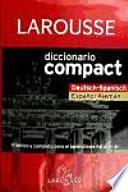 Libro Diccionario Compact español-alemán / deutsh-spanisch
