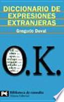 Libro Diccionario de expresiones extranjeras
