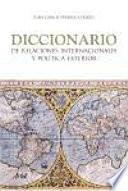 Libro Diccionario de relaciones internacionales y política exterior