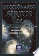 Libro Diccionario Sirius de Astronomía