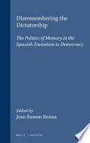 Libro Disremembering the Dictatorship
