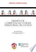 Libro División de competencias y forma territorial del Estado