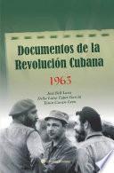 Libro Documentos de la Revolución Cubana 1963